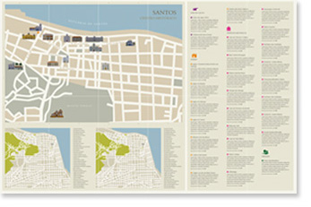 Página do livro com mapa